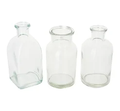 Drahtkorb mit 6 Glasflaschen