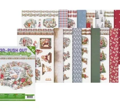 3D-Stanzbogenbuch "White Christmas Feelings"