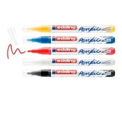 edding 5300 Acrylic "Acrylmarker - Basic", 5er-Set