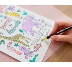 edding 1200 Colour Pen Fine Pastell, 6er-Set