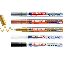 edding 753 Glanzlack-Marker Kalligrafie