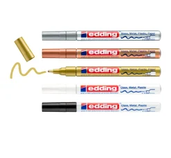 edding 751 Glanzlack-Marker Metallic, 5er-Set
