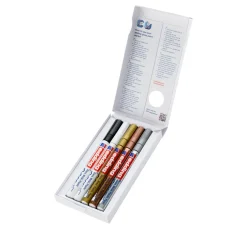 edding 751 Glanzlack-Marker Metallic, 5er-Set