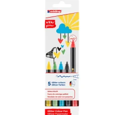 edding 1200 glitzer Fasermaler "Basic"