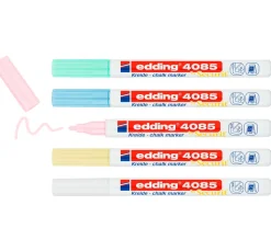 edding 4085 Kreidemarker-Set "Pastell", 5-tlg.