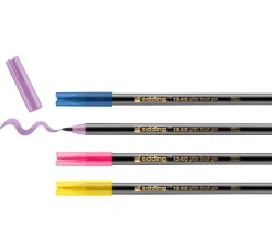 edding 1340 Pinselstift "Glitzer", 4er-Set