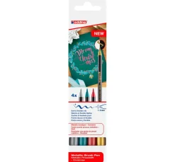 edding 1340 Pinselstift "Xmas - Metallic"