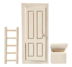 Elfentür und Elfenmöbel, 3-tlg.