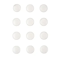 Epoxy Sticker "Klar", 12 Stück