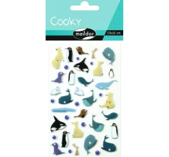 Epoxy-Sticker "Wale"