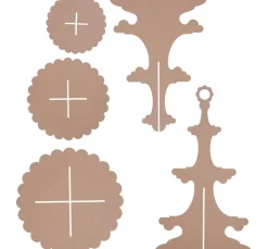 Etagere, 3-stufig, MDF-Holz