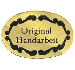 Etikett "Original Handarbeit"