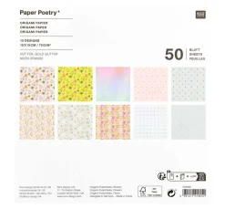 Faltblätter "Blumen", sortiert