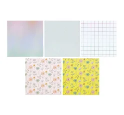 Faltblätter "Blumen", sortiert