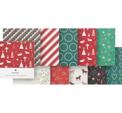 Faltblätter "Christmas Rocks!", sortiert