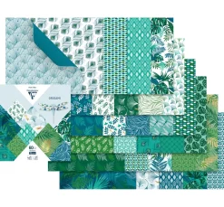 Faltblätter "Leaves", sortiert