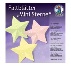 Faltblätter "Mini-Sterne"