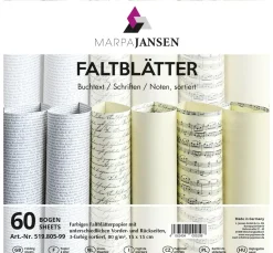 Faltblätter "Text und Noten"