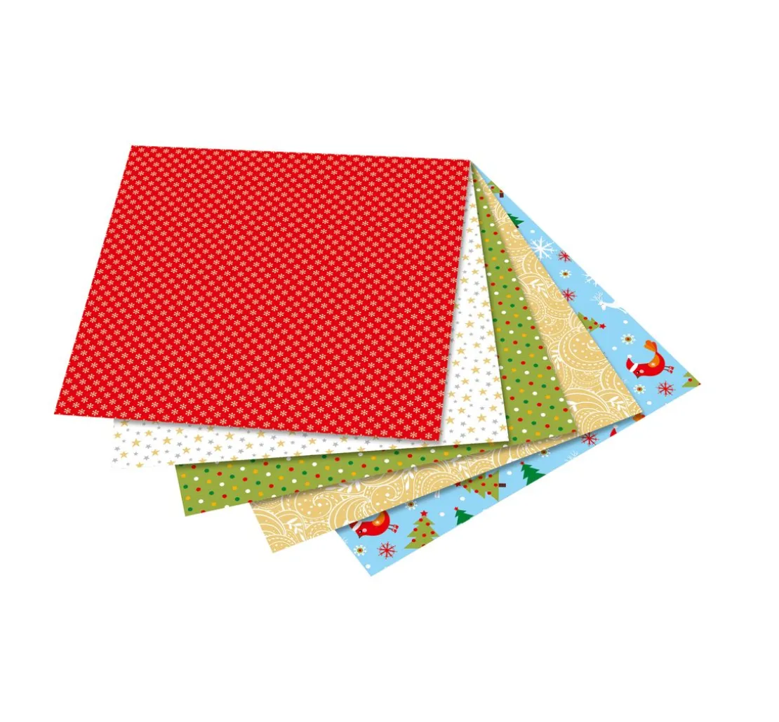 Faltblätter "Weihnachten", gemustert