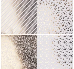 Faltpapier "Golden X-Mas"