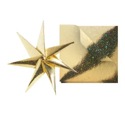 Faltpapier "Holografie Gold"