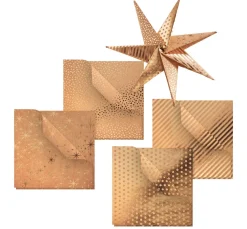 Faltpapier "Kraftpapier Gold"