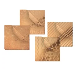 Faltpapier "Kraftpapier Gold"
