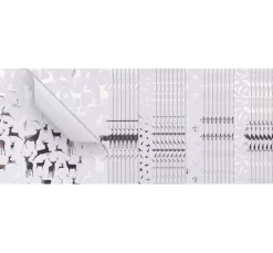 Faltpapier "Silver X-Mas"