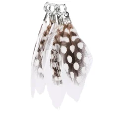 Feder-Anhänger mit Punkten