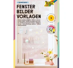 Fensterbilder Vorlagen "Bloom & Grow"