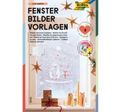 Fensterbilder Vorlagen "Cosy Winter"