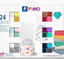 FIMO soft Materialpackung "Effect", 24er-Set