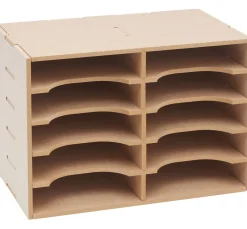 Flexio "Stempelkissen-Box", 10 Fächer