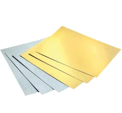 Fotokarton-Block Gold/Silber matt, DIN A4