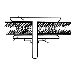 Gelenkscheiben-Set für Bären, 5 x 20 mm