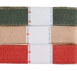 Geschenkband-Set "Christmas Leinen“