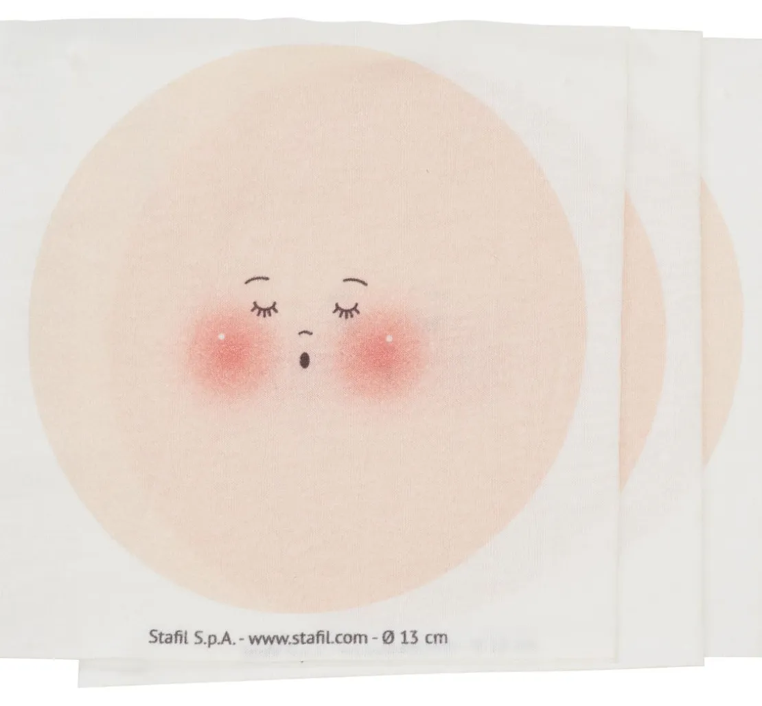 Gesicht auf Trikotstoff "Marty"