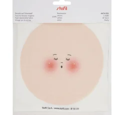 Gesicht auf Trikotstoff