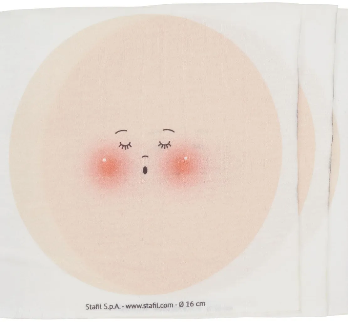 Gesicht auf Trikotstoff "Marty"