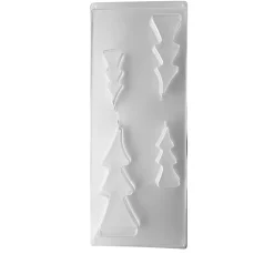 Gießform "4 Tannenbäume", ca. 8-16 cm