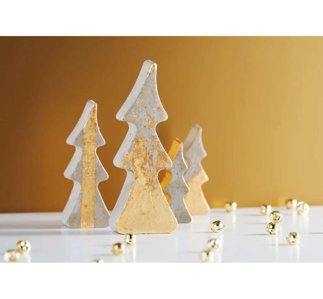 Gießform "4 Tannenbäume", ca. 8-16 cm