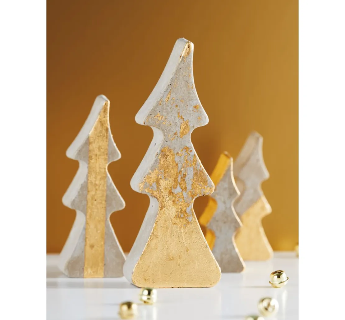 Gießform "4 Tannenbäume", ca. 8-16 cm