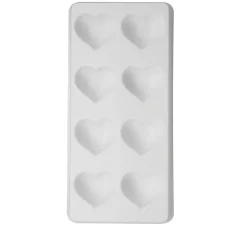 Gießform "Herzen", 8-tlg.