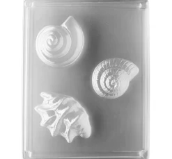 Gießform "Muschel-Trio"