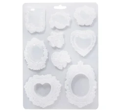 Gießform "Precious - Bilderrahmen Rosen"