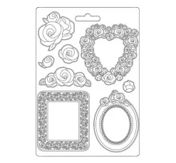 Gießform "Rosen Rahmen"