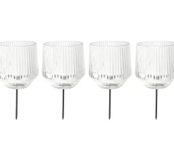 Glas-Kerzenhalter zum Stecken