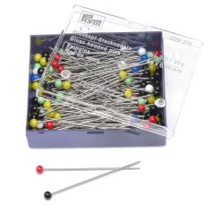 Glaskopf-Stecknadeln Prym, 48 mm