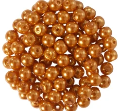Glaswachsperlen, Ø 4 mm, 100 Stück