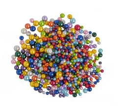 Glaswachsperlen-Mix "Bunt", 150 g